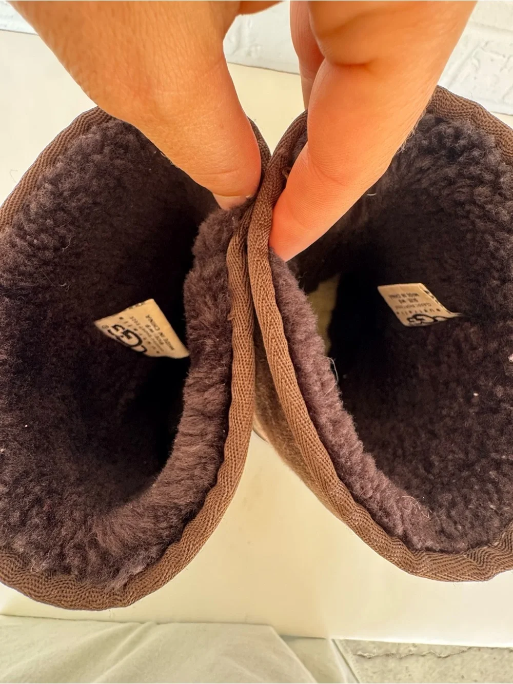 Brown Suede UGG Short Boots Women's 9
